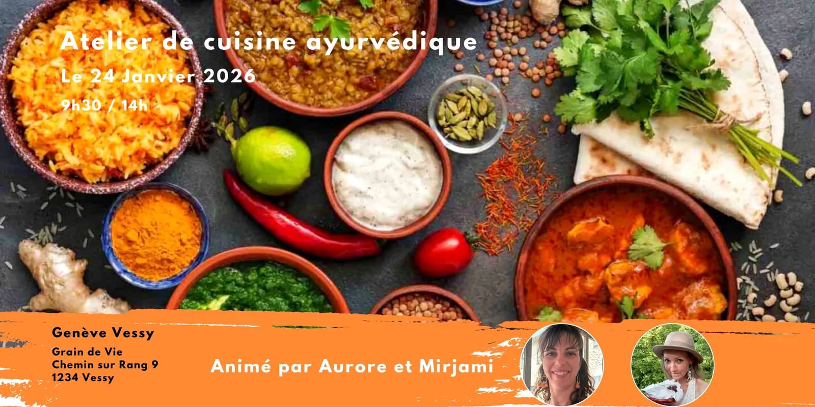 Atelier cuisine ayurvédique : 24 Janvier 2026
