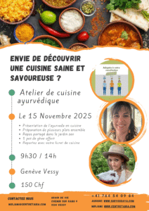 Atelier cuisine ayurvédique